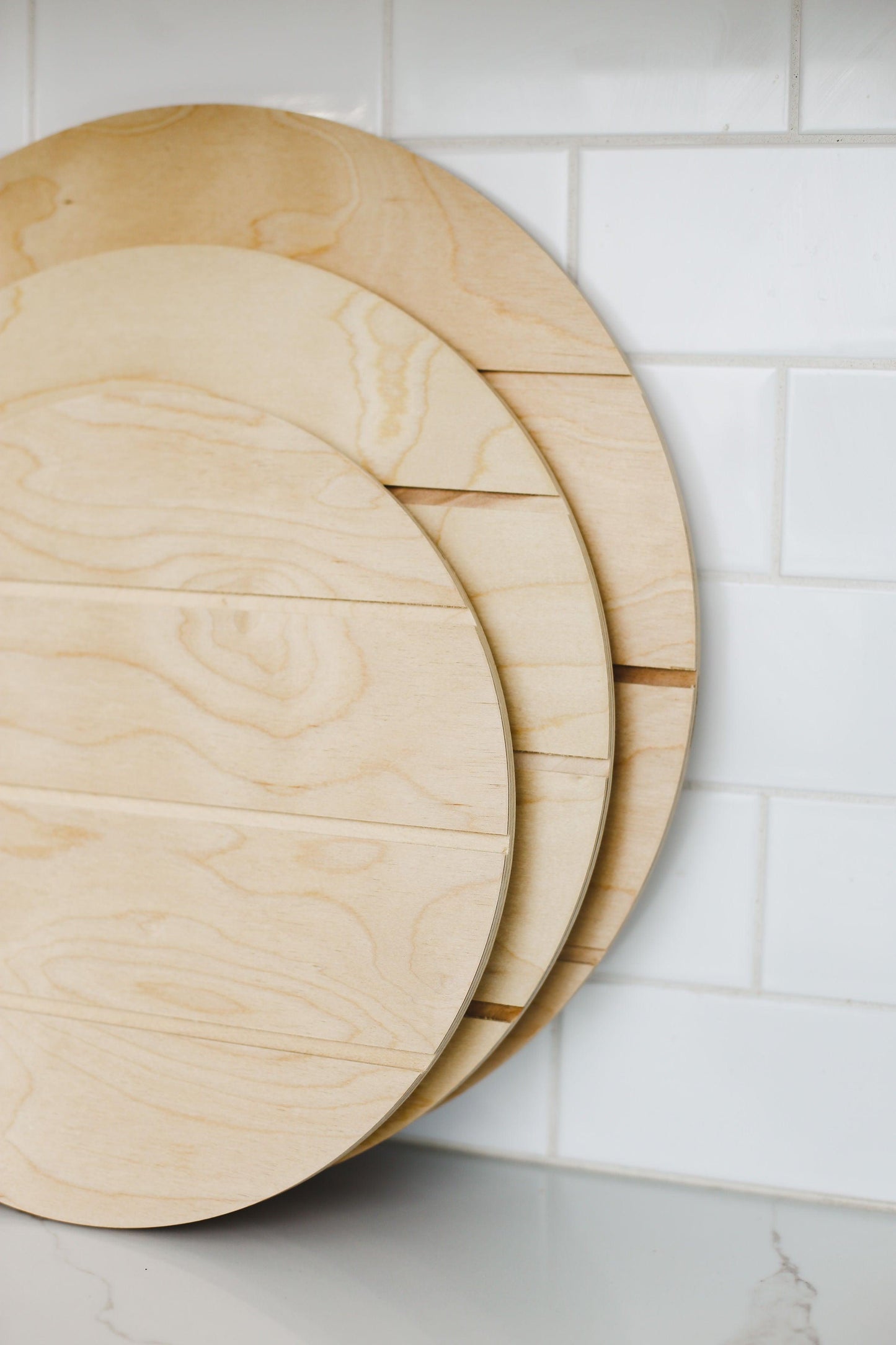 Shiplap Wood Round - Blank Supply