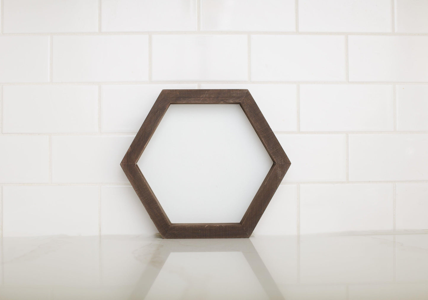 Blank Hexagon Farmhouse Sign - Blank Supply