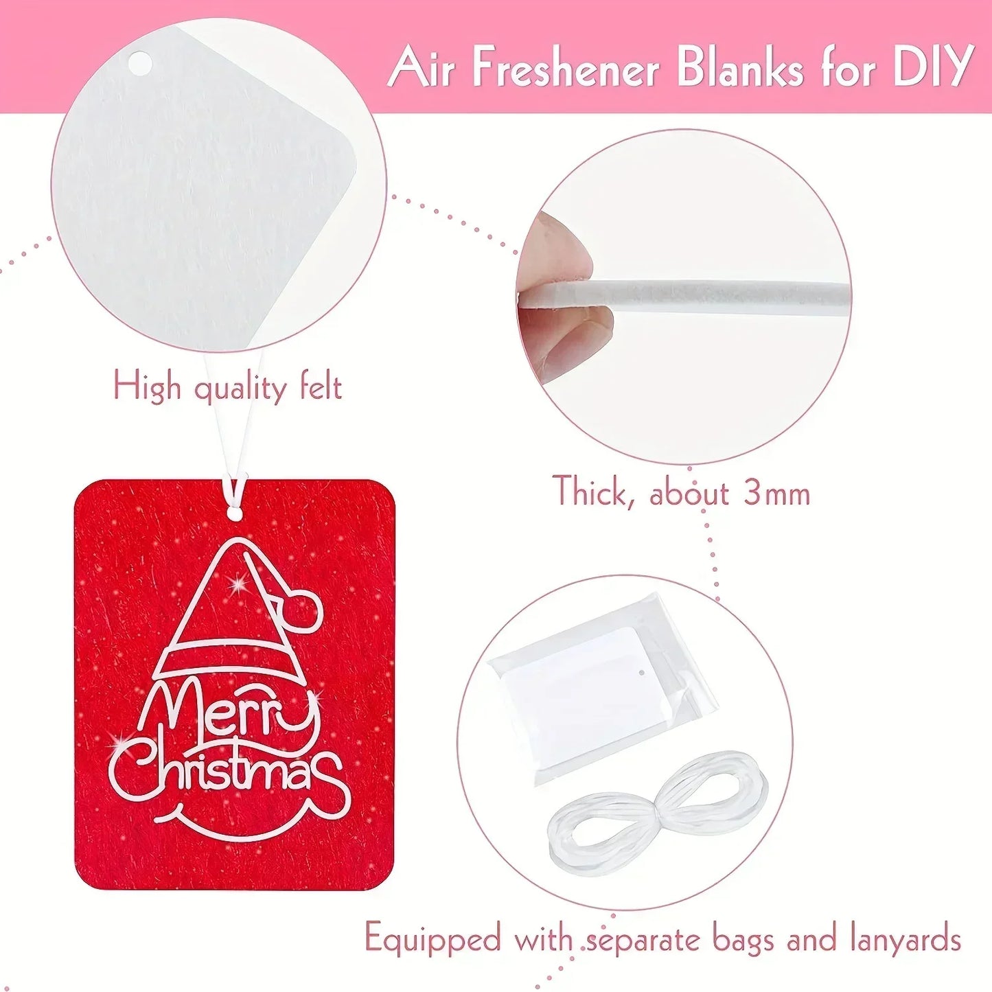 Sublimation Air Freshener Blanks