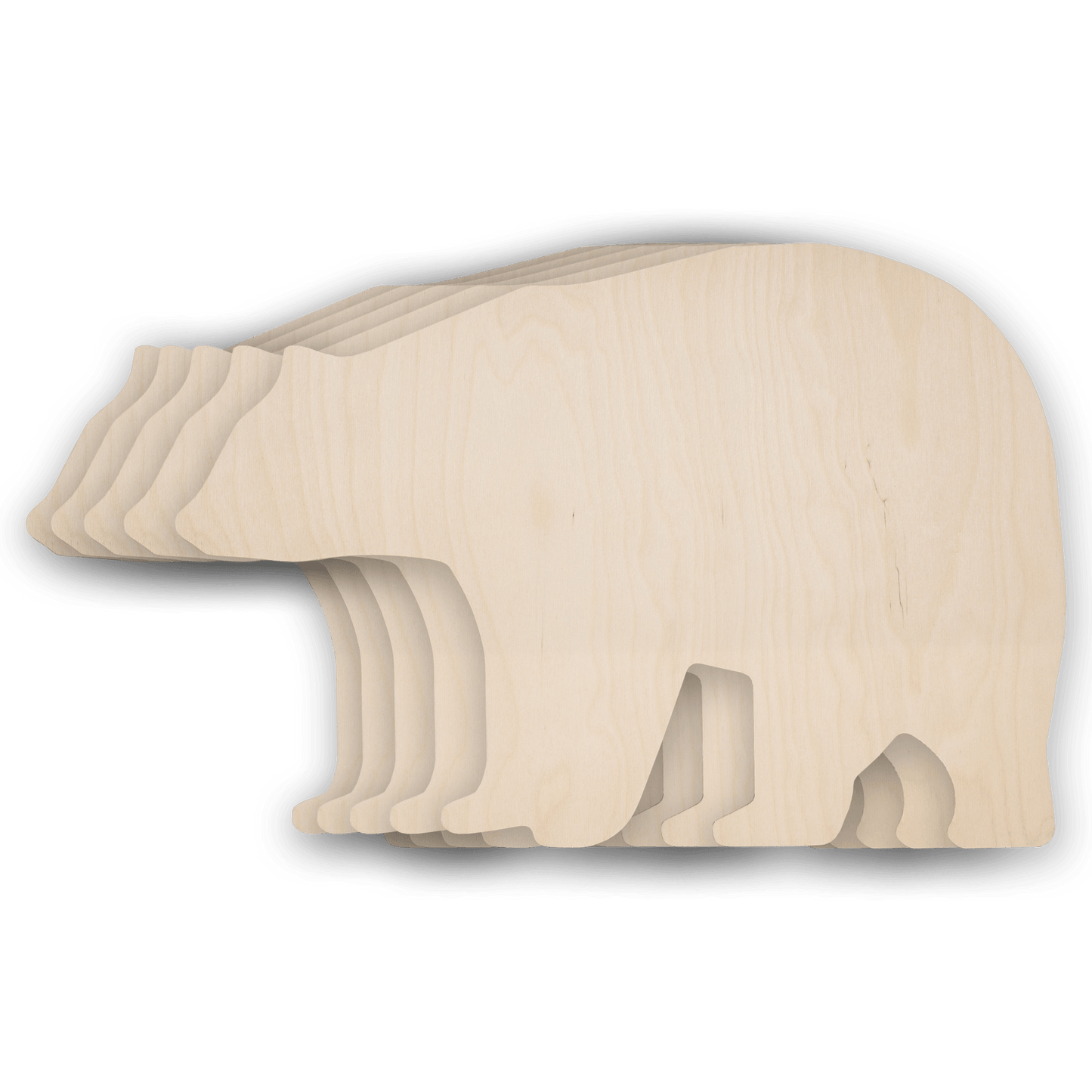 5-PACK & SAVE! - Bear Shaped Blank - 20" Wide - Blank Supply