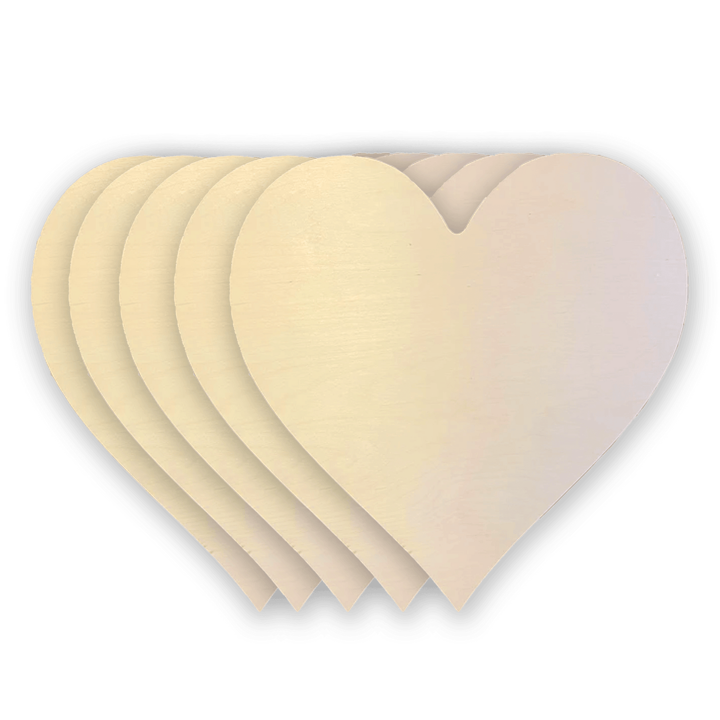 5 PACK & SAVE! - Heart Shaped Blank - 12” Tall - Blank Supply