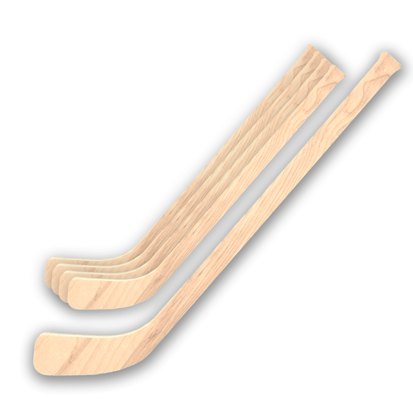 5-PACK & SAVE! - Hockey Stick Shaped Blank - 16" Length - Blank Supply