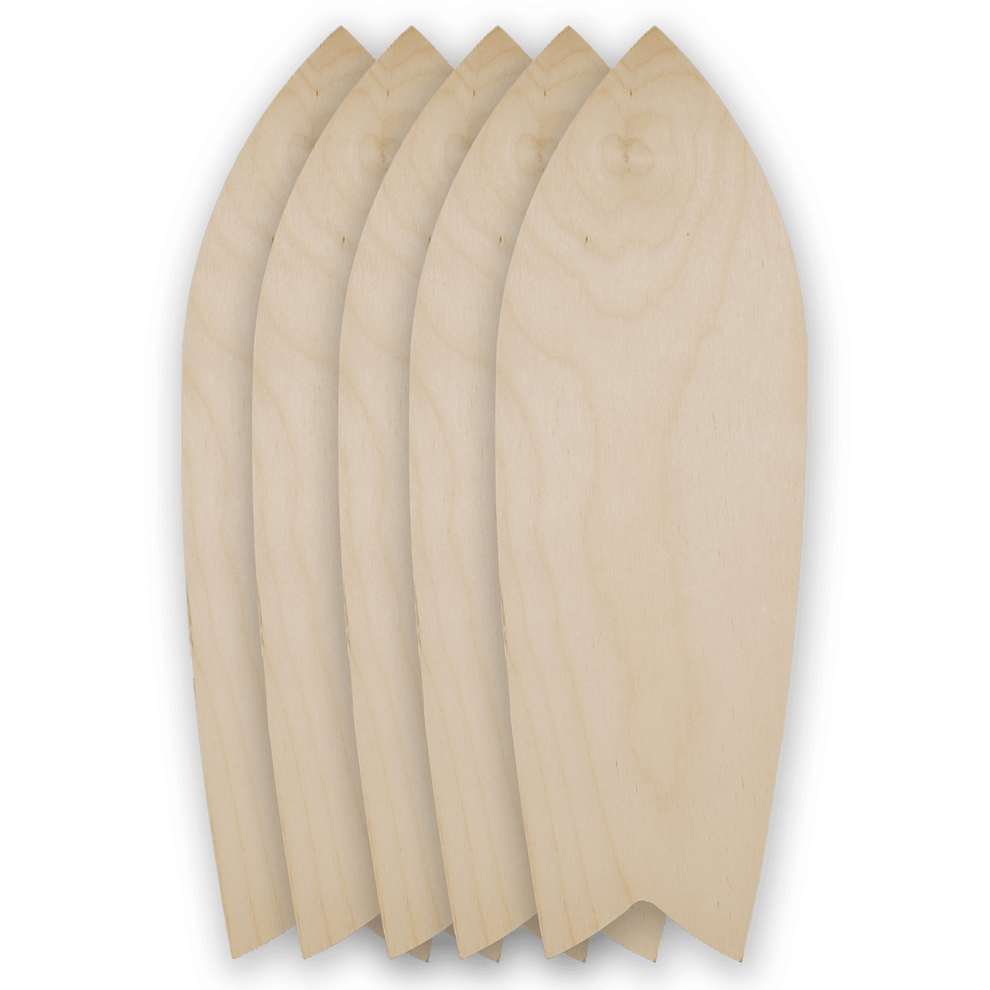5-PACK & SAVE! - Surf Board Shaped Blank (14 or 20") - Blank Supply