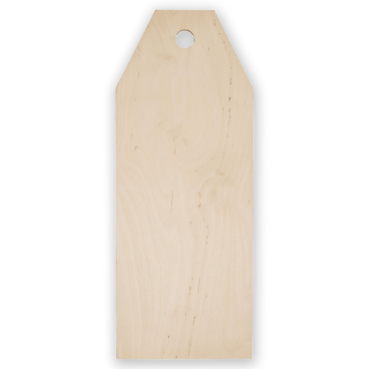 Door Tag Shaped Blank - 18" Tall - Blank Supply