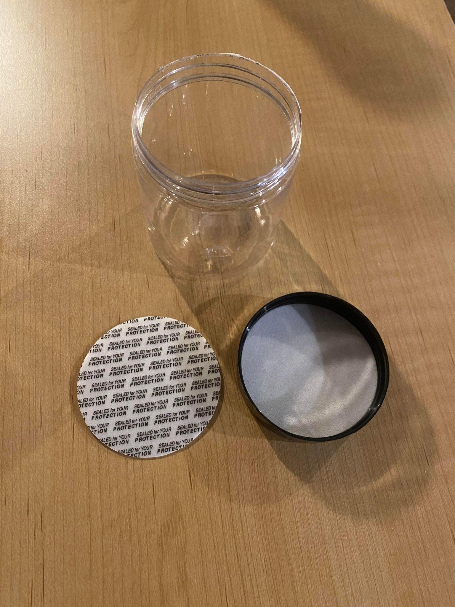 Plastic Jar 250 ml (8 oz) with Cap and Liners - Blank Supply