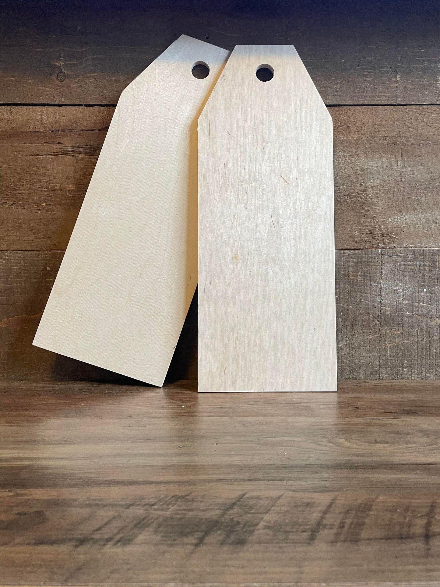 Door Tag Shaped Blank - 18" Tall - Blank Supply