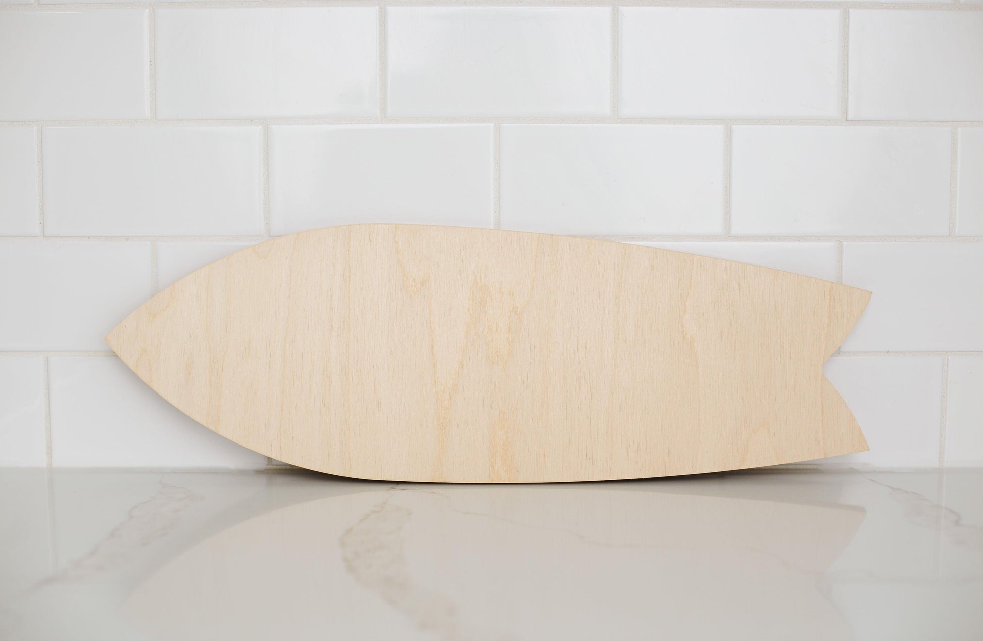 Surf Board Shaped Blank - 14" Tall - Blank Supply