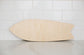 Surf Board Shaped Blank - 14" Tall - Blank Supply