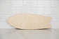 Surf Board Shaped Blank - 14" Tall - Blank Supply