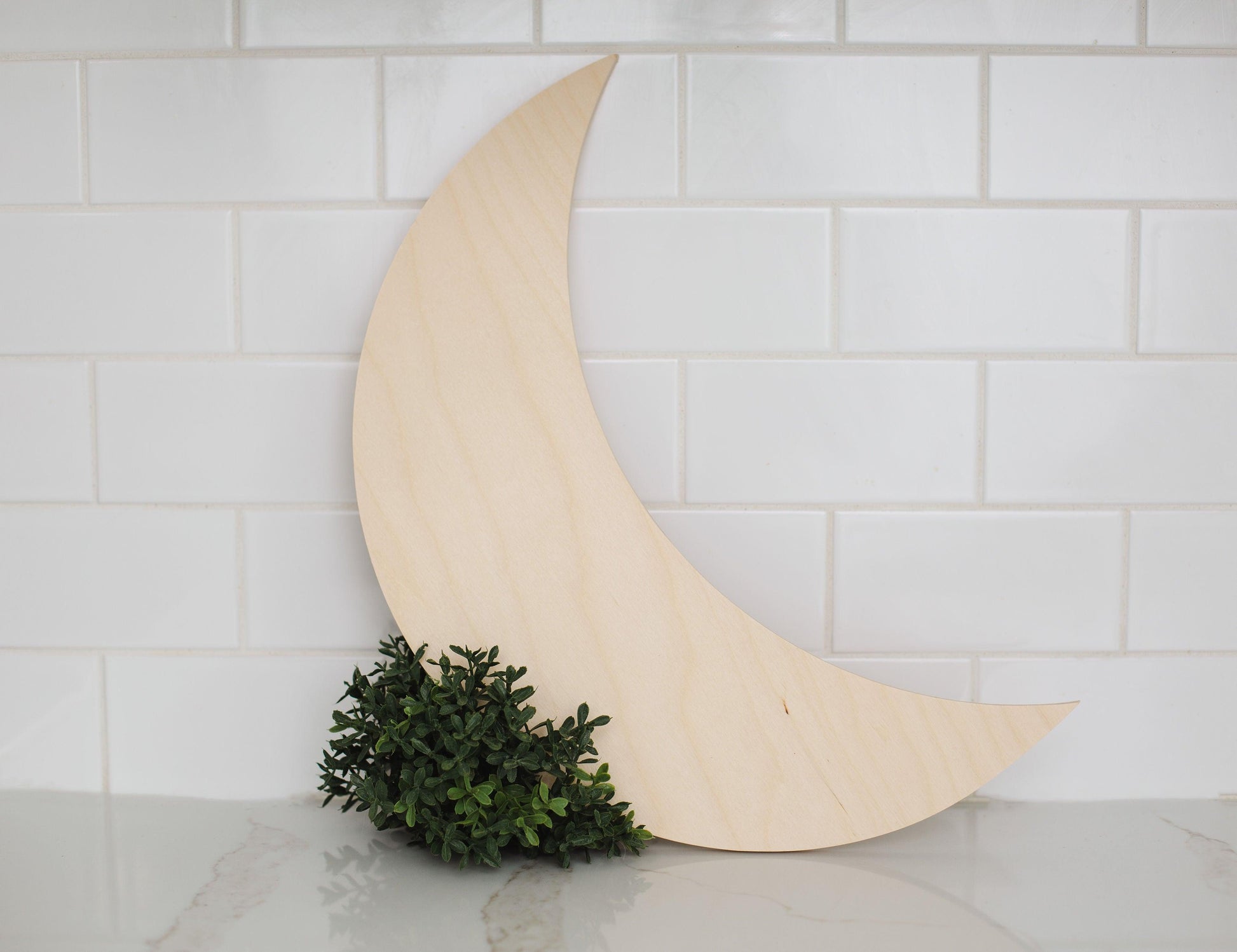 Half Moon Shaped Blank - 16" Tall - Blank Supply