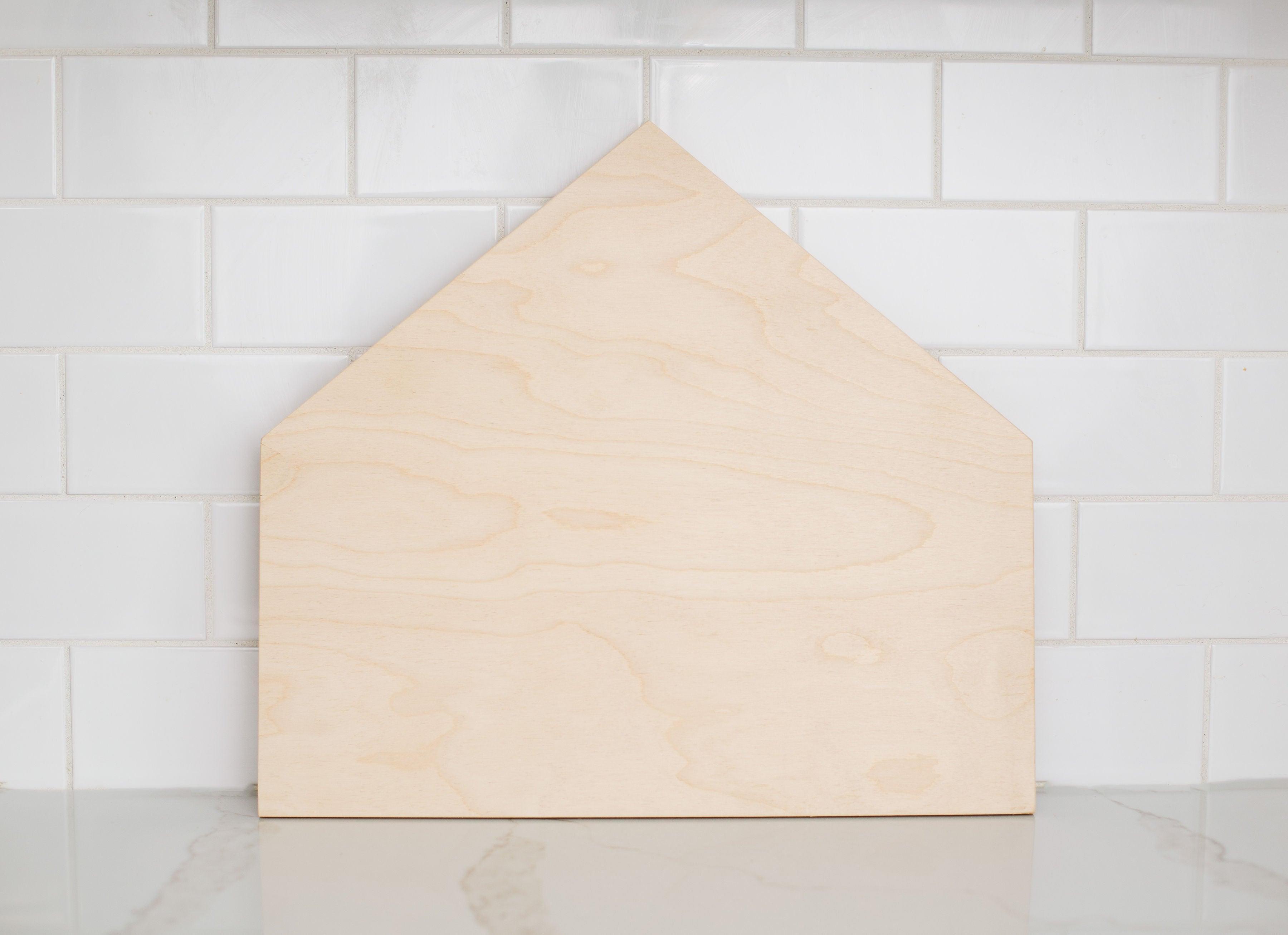 Home Plate/House Shaped Blank - 16" Wide - Blank Supply