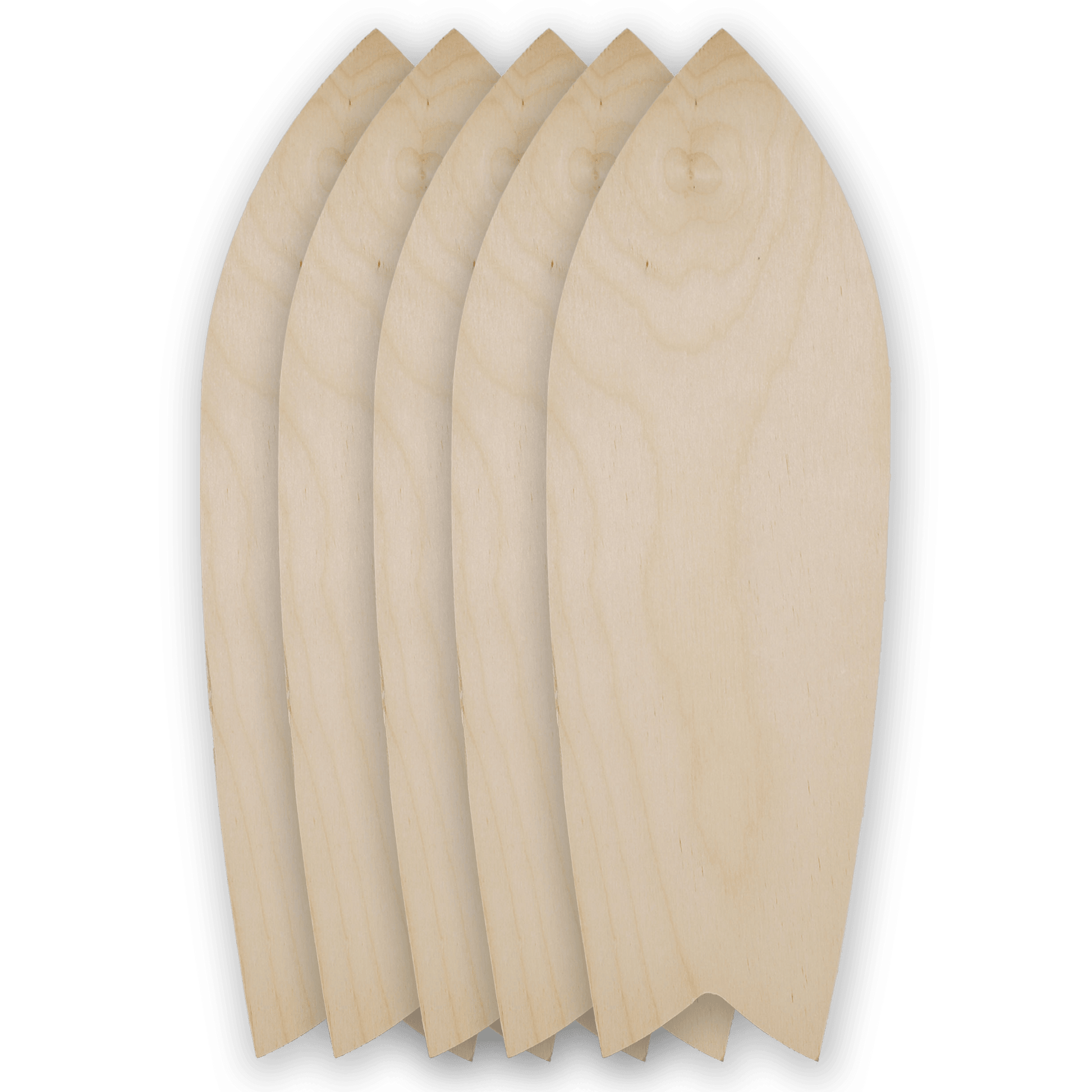 5-PACK & SAVE! - Surf Board Shaped Blank (14 or 20") - Blank Supply