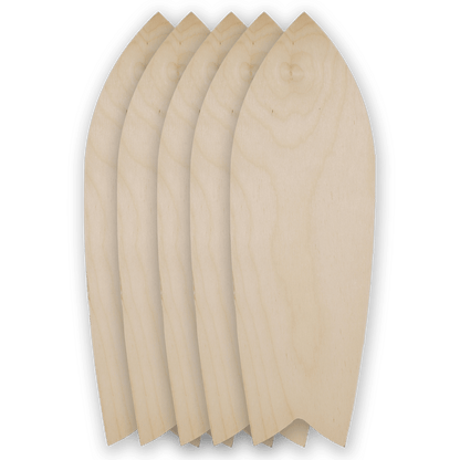 5-PACK & SAVE! - Surf Board Shaped Blank (14 or 20") - Blank Supply