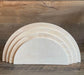 Blank Semi-Circle Wood Cuts - 18" Diameter - Blank Supply