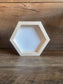 Hexagon Farmhouse Sign - Natural - Blank Supply