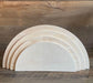 Blank Semi-Circle Wood Cuts - 12" Diameter - Blank Supply