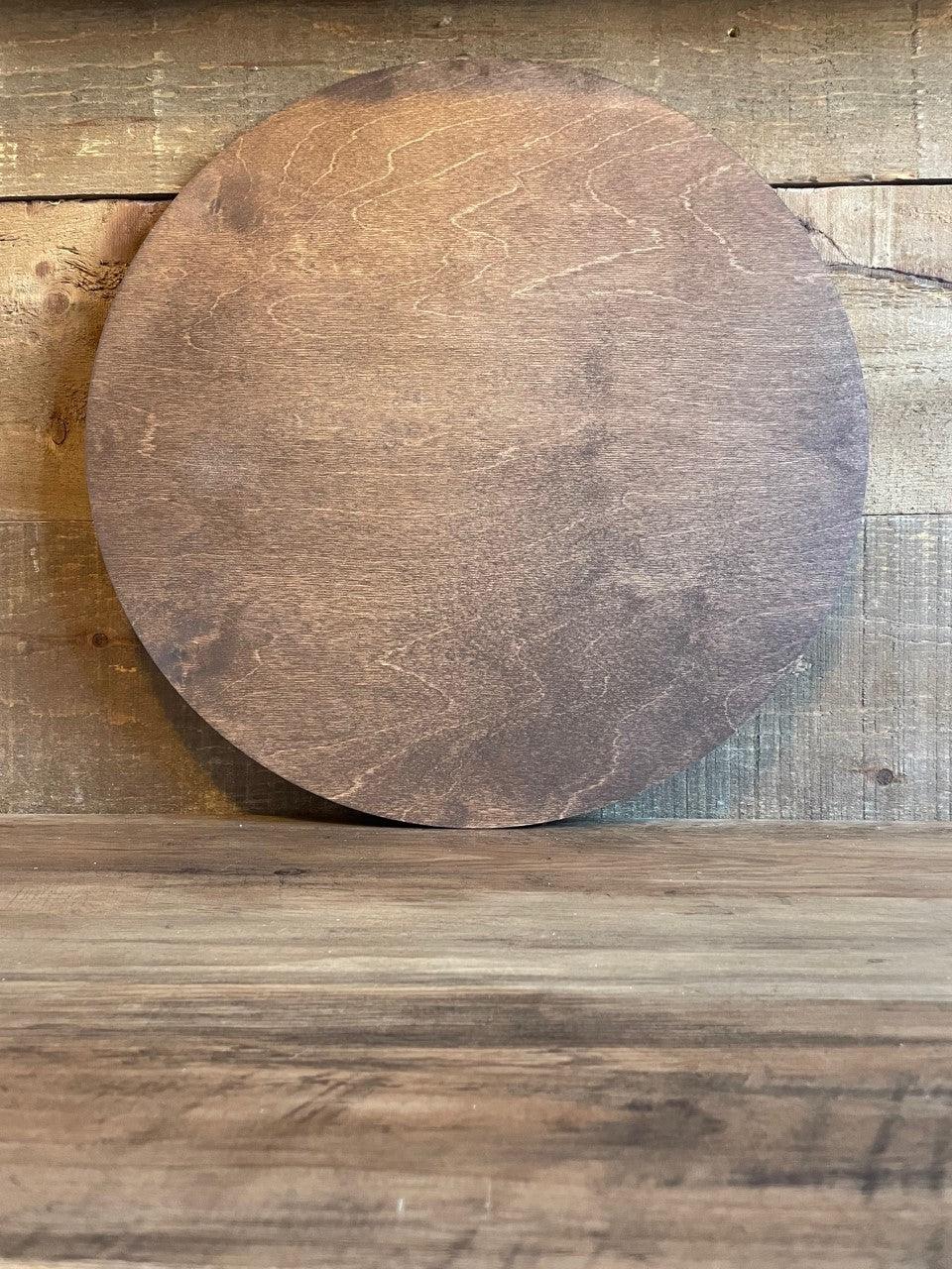 Pre-Stained Classic Wood Round